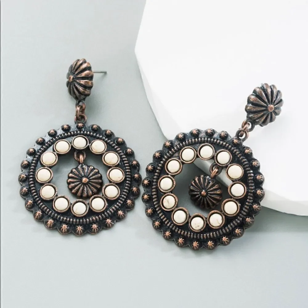 Southwestern Turquoise Earrings NWT